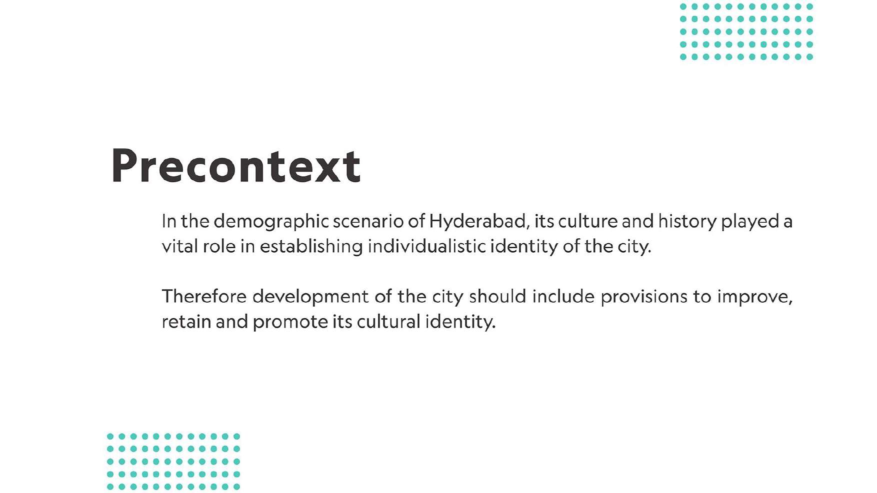 Mind map of Hyderabad covering culture and tourism, IT zone, service industry, and people